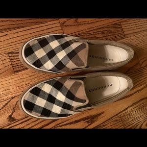 Burberry slip on sneakers